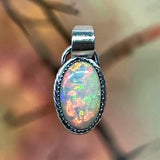 Ethiopian Opal 6 Carat Sterling Silver Pendant.    $150