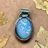 Ethiopian Opal 6.5 Carat Sterling Silver Pendant      $150