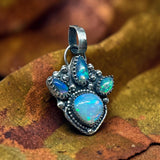 Ethiopian Opals Sterling Silver pendant.   $150