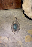 Icy Blue Kyanite sterling silver pendant.   $50