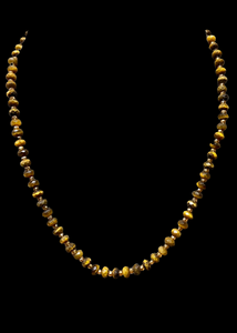 Tiger Eye 18” beaded necklace.  $40