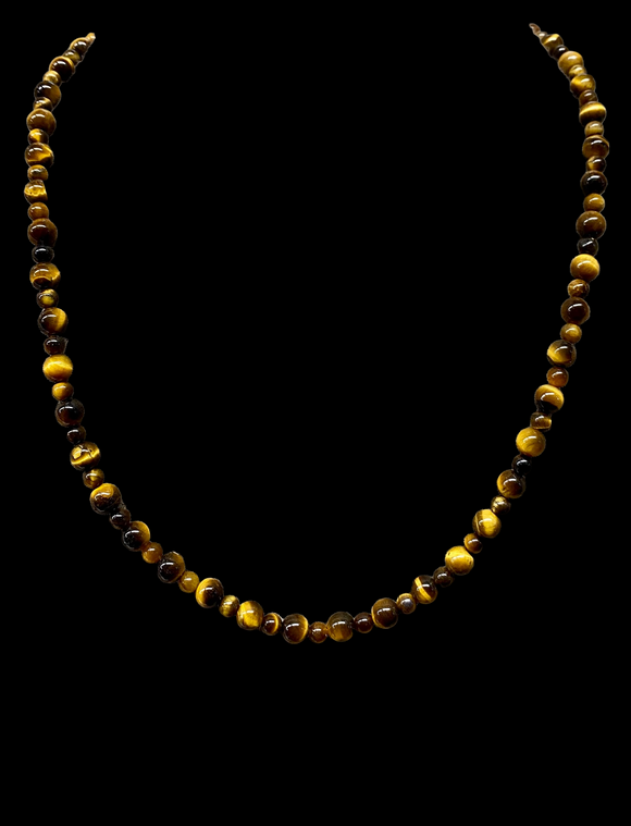 Tiger Eye gemstone 18” necklace.  $35