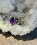 Amethyst sterling silver ring $55.   sized to order