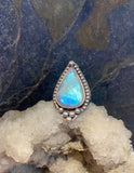 Moonstone sterling silver ring size 9.   $55